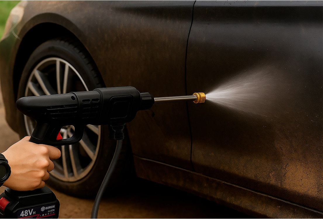 Czy warto kupić przenośną myjkę ciśnieniową? Sprawdzamy model Girox